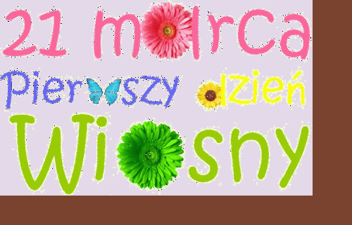 21 marca pierwszy Dzień Wiosny